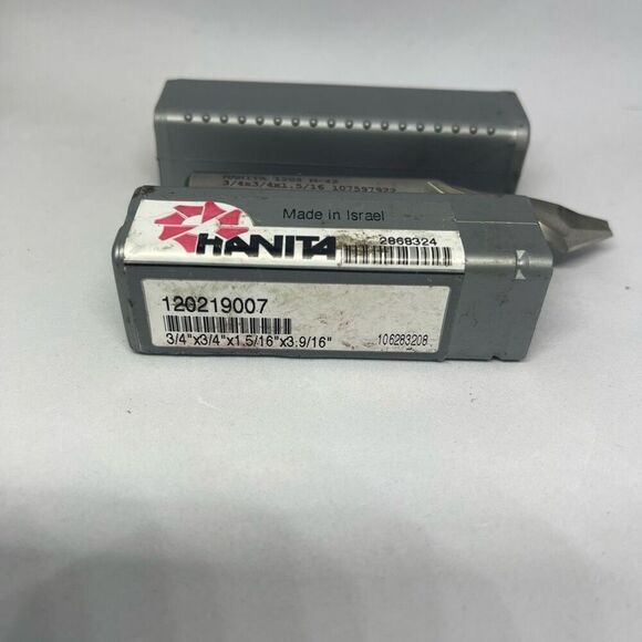 Hanita Chamfer End Mill 3/4” DIA 1 5/16” LOC 2 Flute Cobalt 1202 M-42 3/4 X 3/4 - Picture 5 of 8